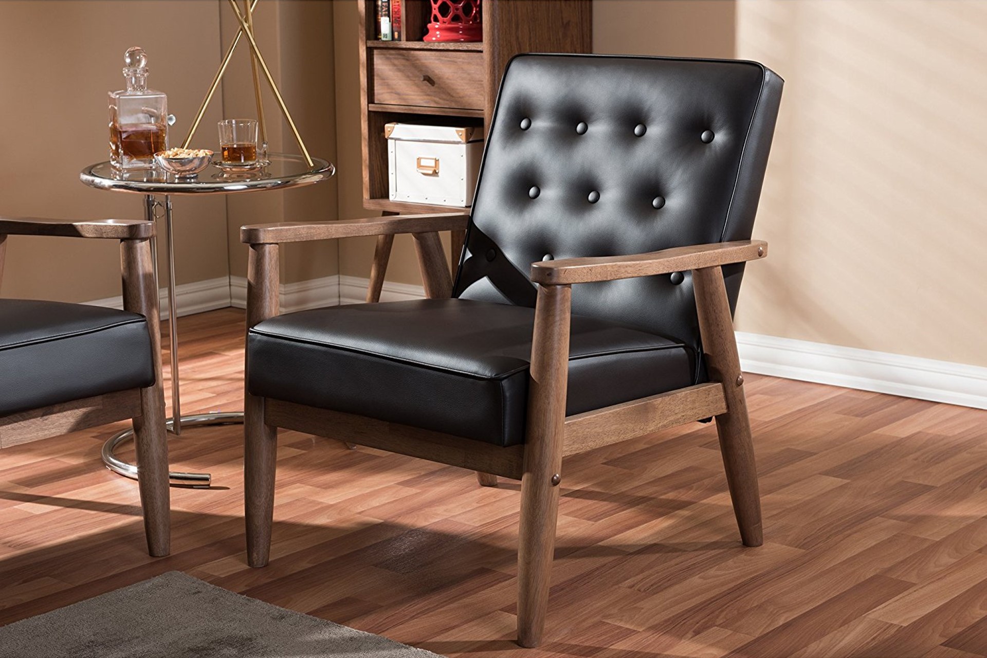 Sorrento Mid-Century Retro Wooden Chair — view 3