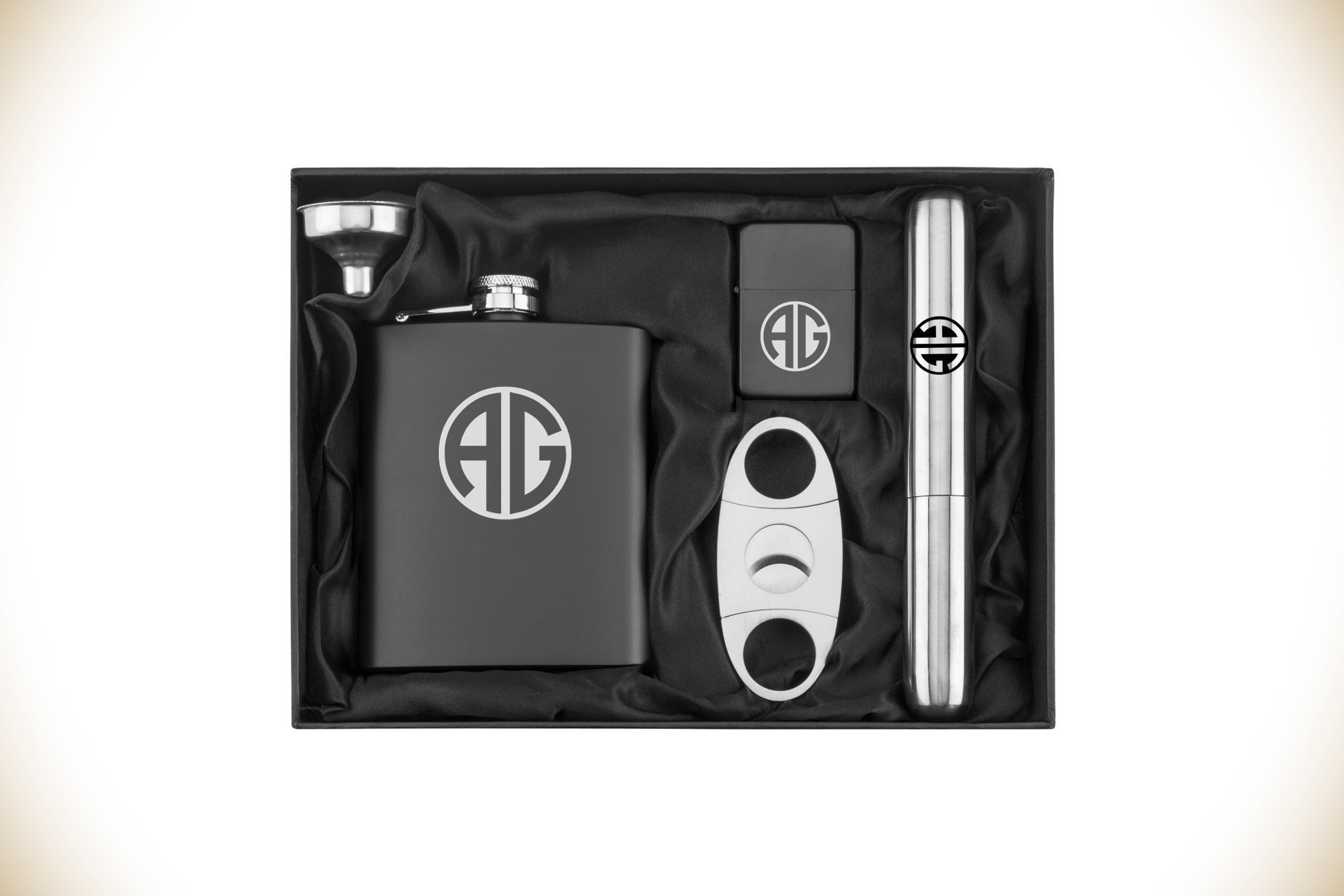 Custom Monogram Engraved Gift Box Set