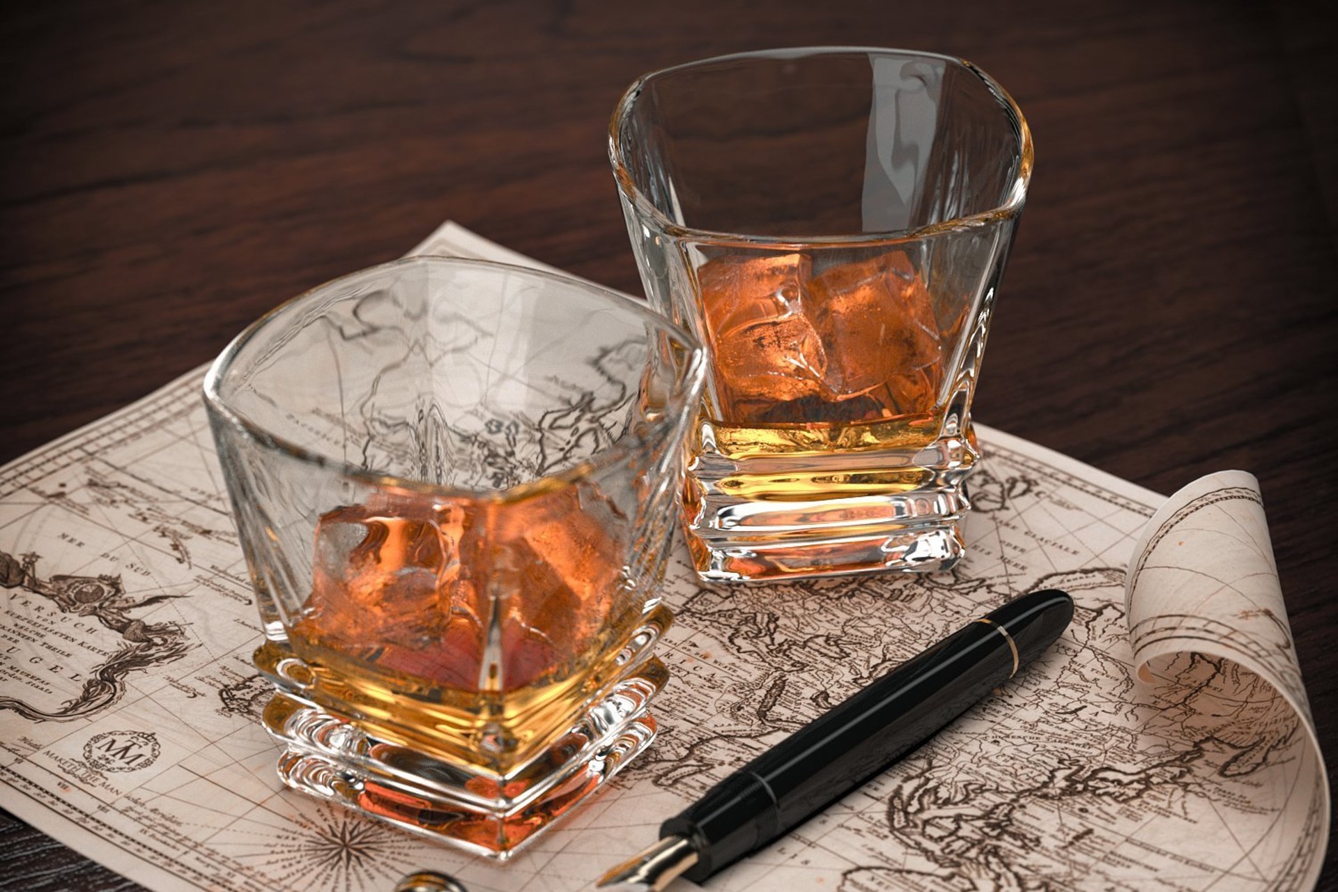 Maketh The Man Bourbon Glasses Set