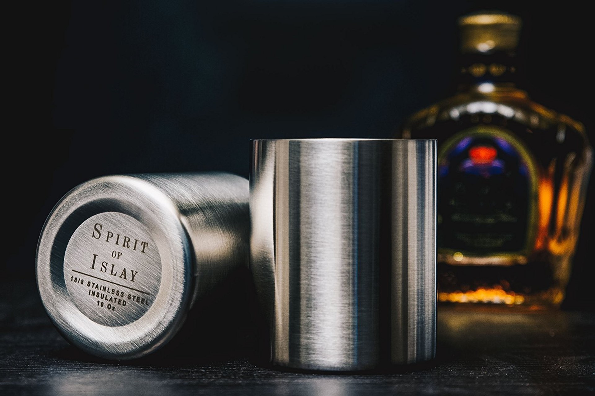 Tru Blu Steel Stainless Steel Whiskey Glasses